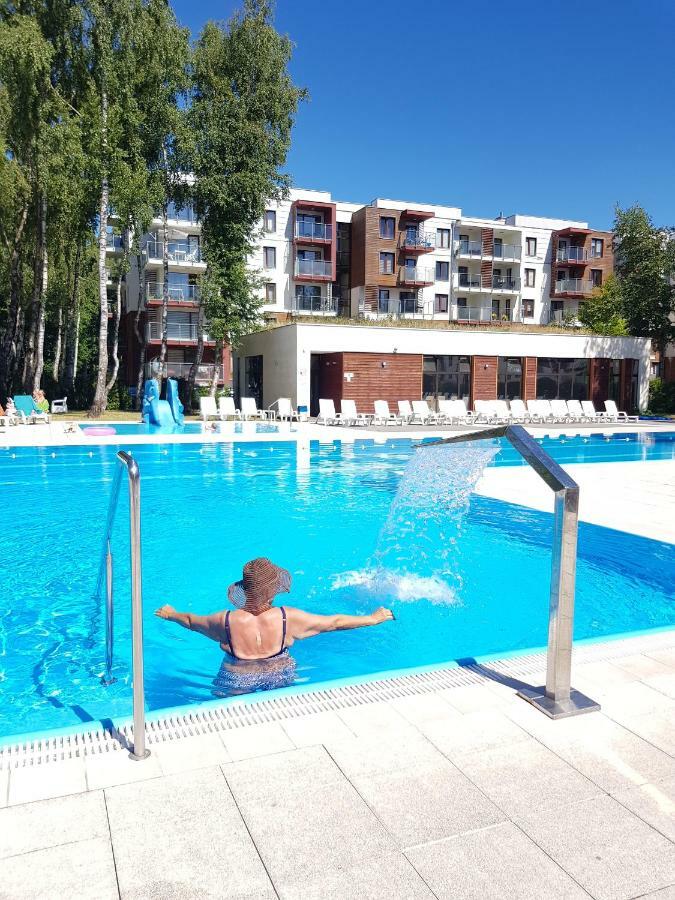 Apartament Pomaranczowy Z Basenem,Sauna-Blisko Morza. Kołobrzeg Exteriör bild