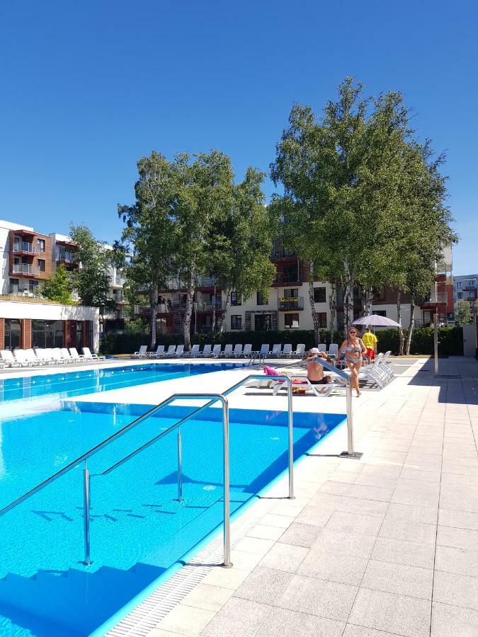 Apartament Pomaranczowy Z Basenem,Sauna-Blisko Morza. Kołobrzeg Exteriör bild